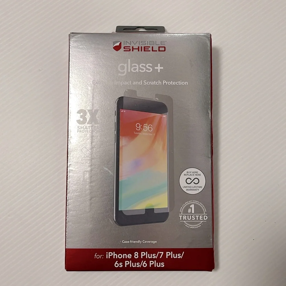 Brand New iPhone 8 Plus / 7 Plus / 6s Plus / 6 Plus Glass+ Screen Protector
